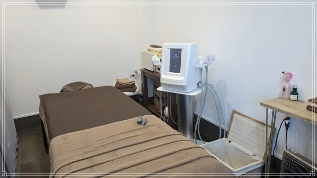 body care salon eteの施術台