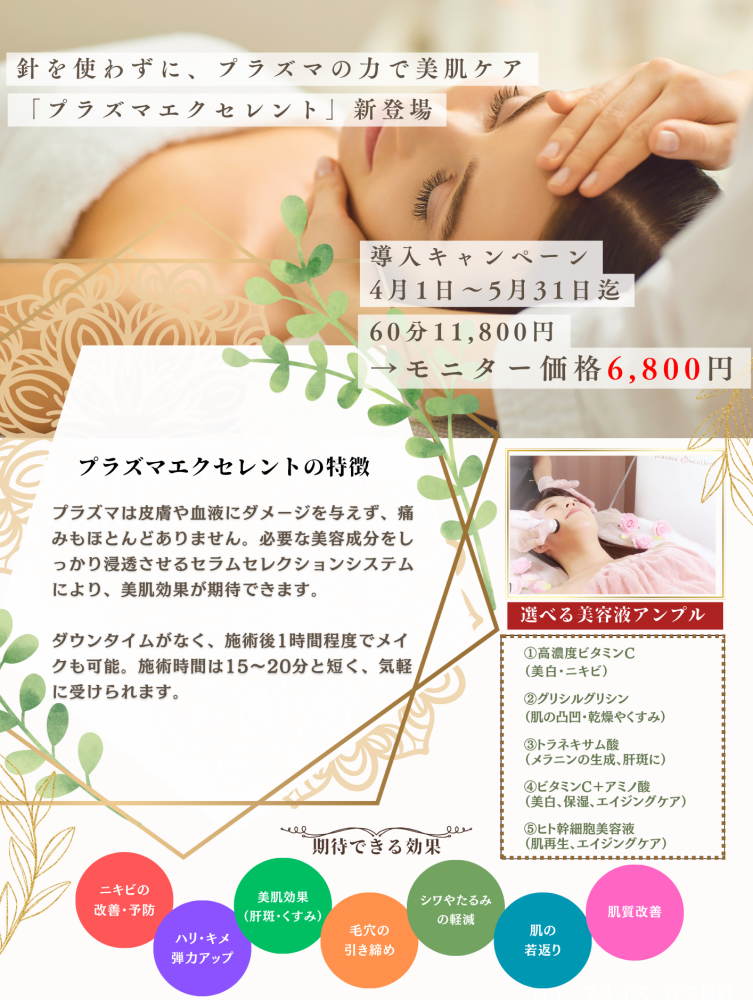 フェイシャルチラシ